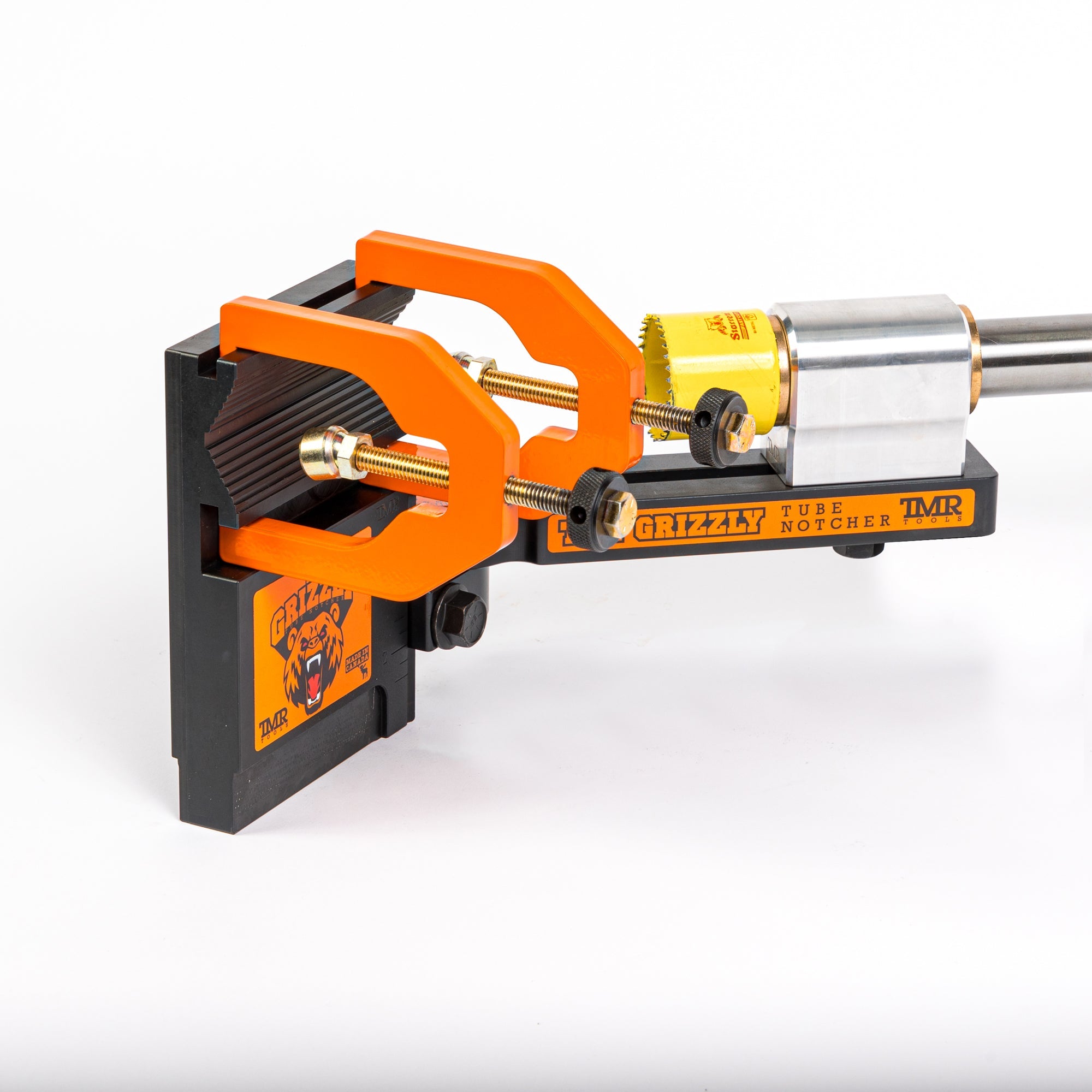 THE GRIZZLY Hole Saw Tube Notcher – TMR Customs – TMR Customs USA
