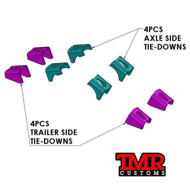 Ratchet Strap tie-down Complete Kit – TMR Customs