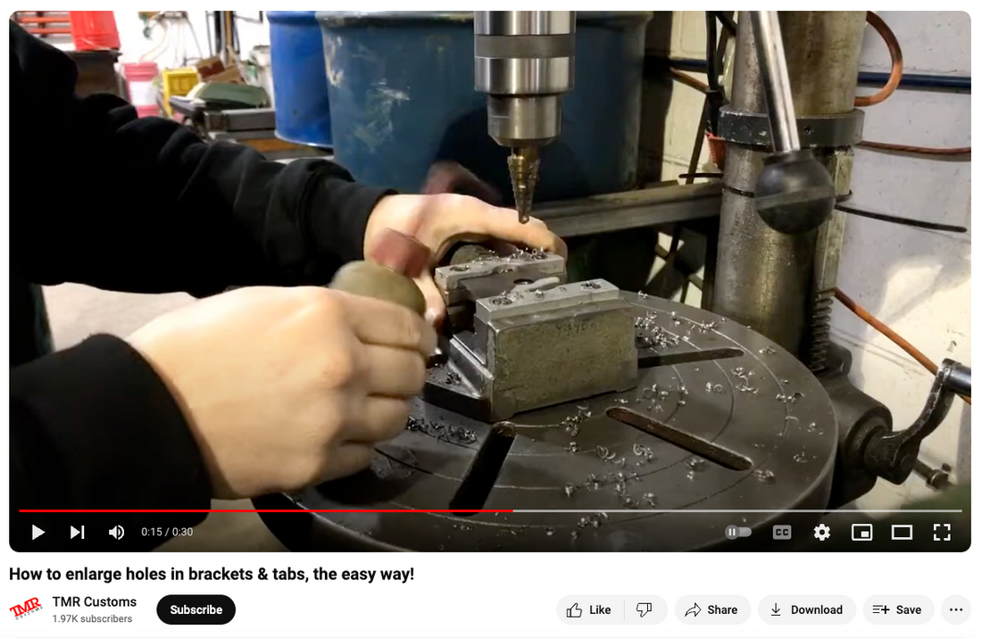 How to enlarge holes in brackets & tabs, the easy way!