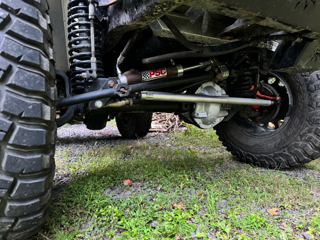 Upgrade Your Jeep TJ Currectlync with TMR Customs 7075 Aluminum Tie Rod for Unmatched Strength and Durability