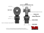 7/8” FK Rod End (Heim Joint) Package with Round Tube Adapter