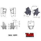 Frame Mounted 3 Link Brackets