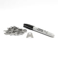 Weld On Zip Tie Tab/Cable Tie Tab - 25 PACK
