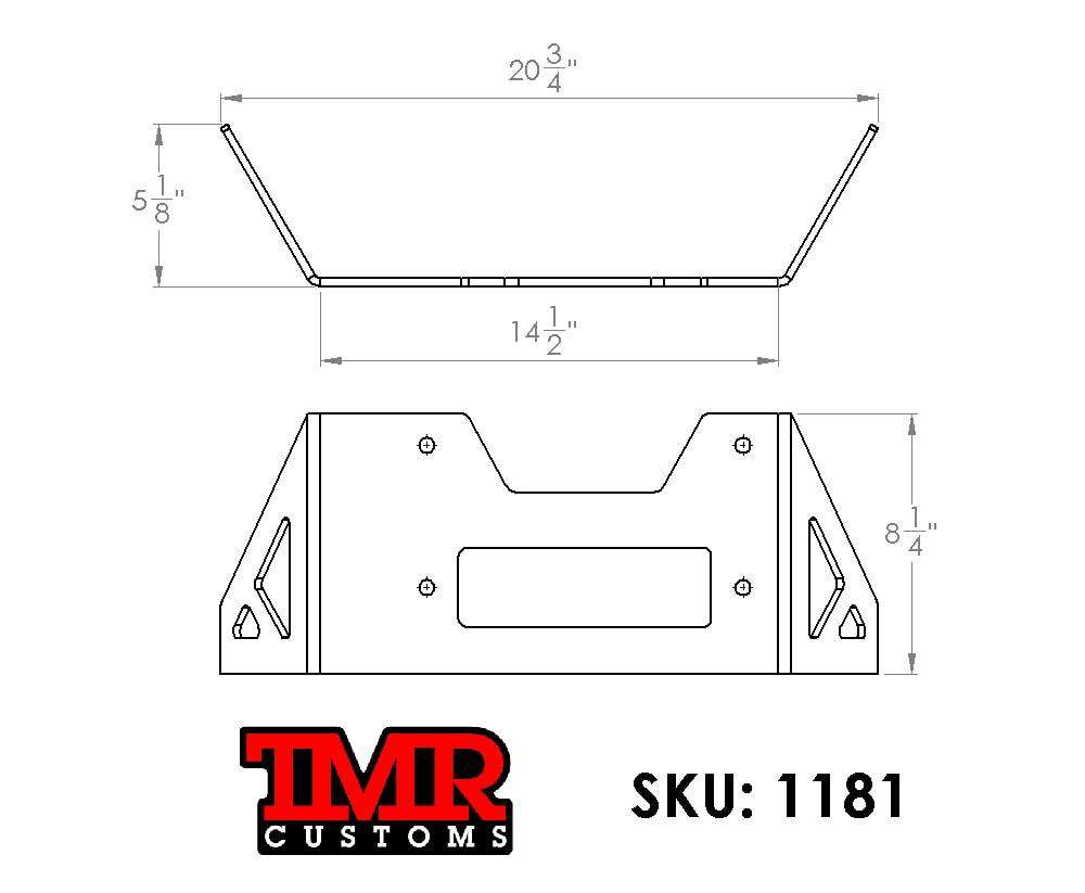 Warn 8274 Universal Winch Mount