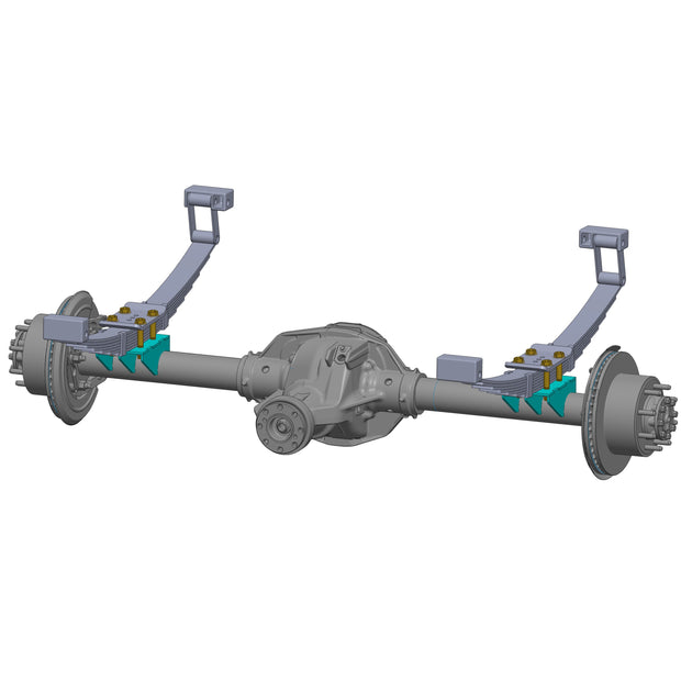 U Bolt Eliminator Leaf Spring Perches - 2" STRETCH