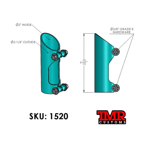 2.0" Bump Stop Mount Can