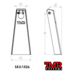 Universal Rear Coilover/Shock/Strut Towers - EXTENDED HEIGHT