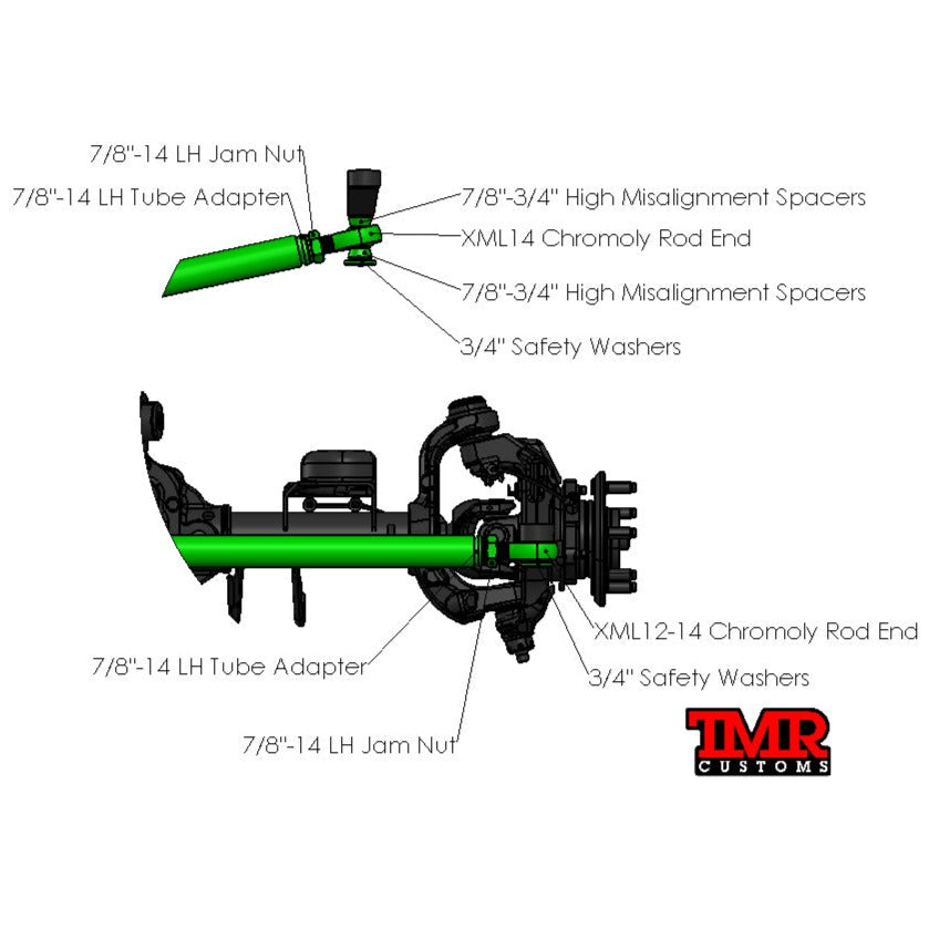 7/8" Heavy Duty Steering
