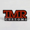 TMR Customs Signature Decal - Black & Red