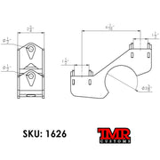 THE ARCHETYPE Axle Side Front Dual Shock Brackets