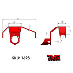 14 Bolt Simple Truss & Pinion Guard - TMR Customs