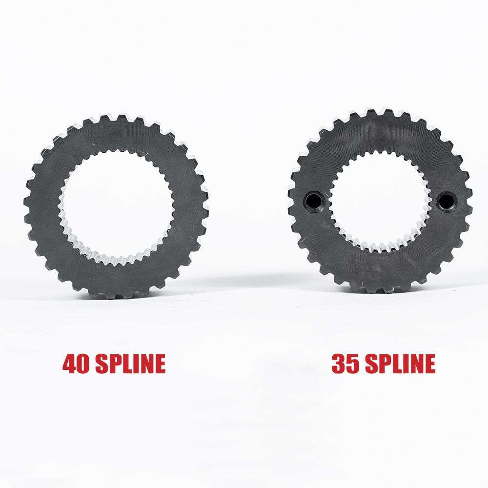 05+ FORD Dana 60 Drive Flange Kit - 35 Spline - Black