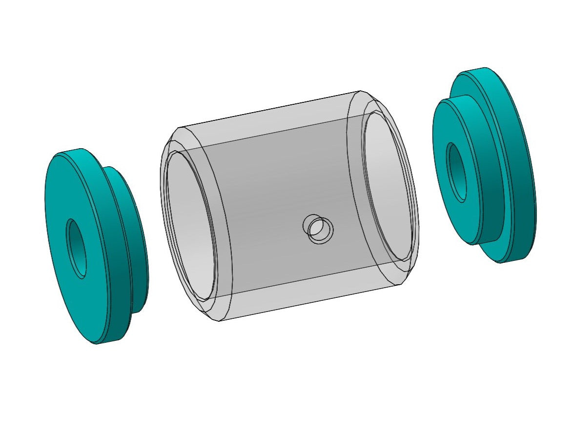 2.625" & 3" Aluminum Mockup Bushings
