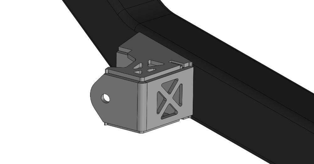 Frame Mount Upper Link Bracket (0 or 22 degree offset)