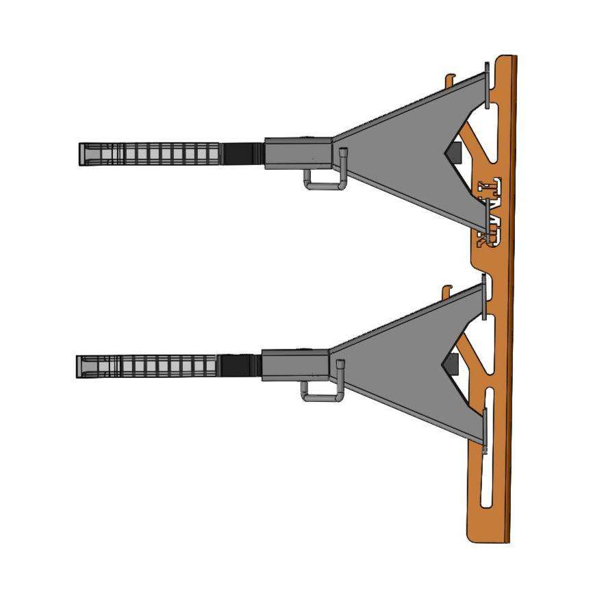 LARGE Jack Stand Storage Rack - PAIR