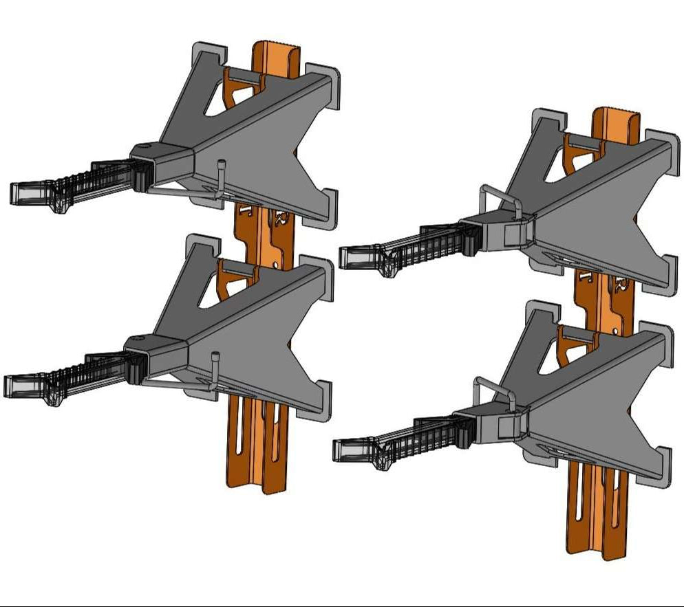 LARGE Jack Stand Storage Rack - PAIR
