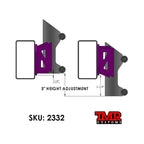 Bump Stop Frame Mount - 1" OFFSET