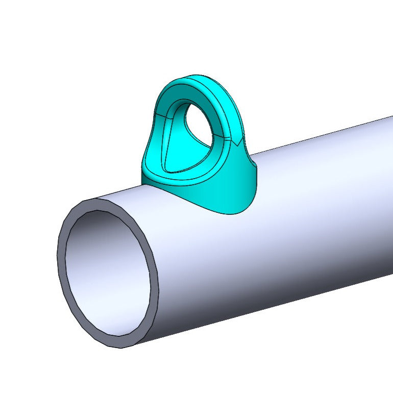 Weld On Eyelet for Clip-In Seat Belt - Type B