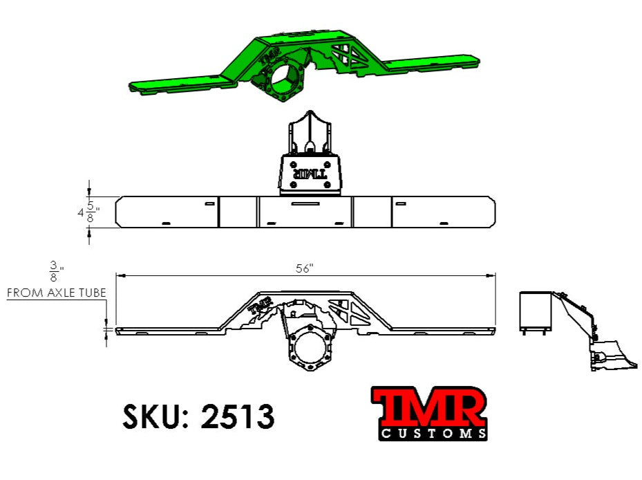 14 Bolt LOW PROFILE Full Width Truss