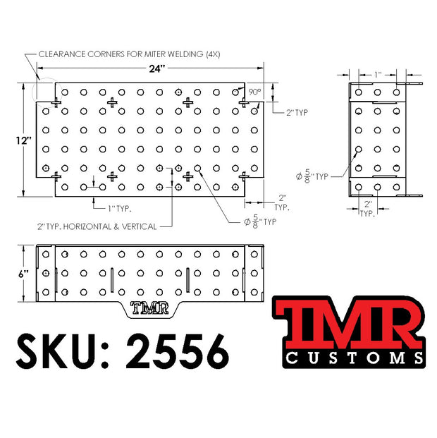 Standalone Welding & Fixture Table - 1' x 2'