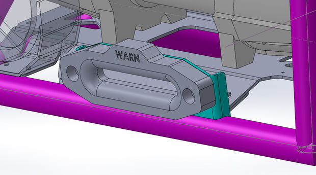 Tube Chassis/Bumper Fairlead Mount