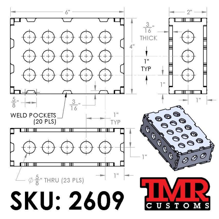 246 Blocks for Fabricators - 5/8" (16mm) Tooling