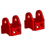 Axle Tube Shock Brackets (Parallel)