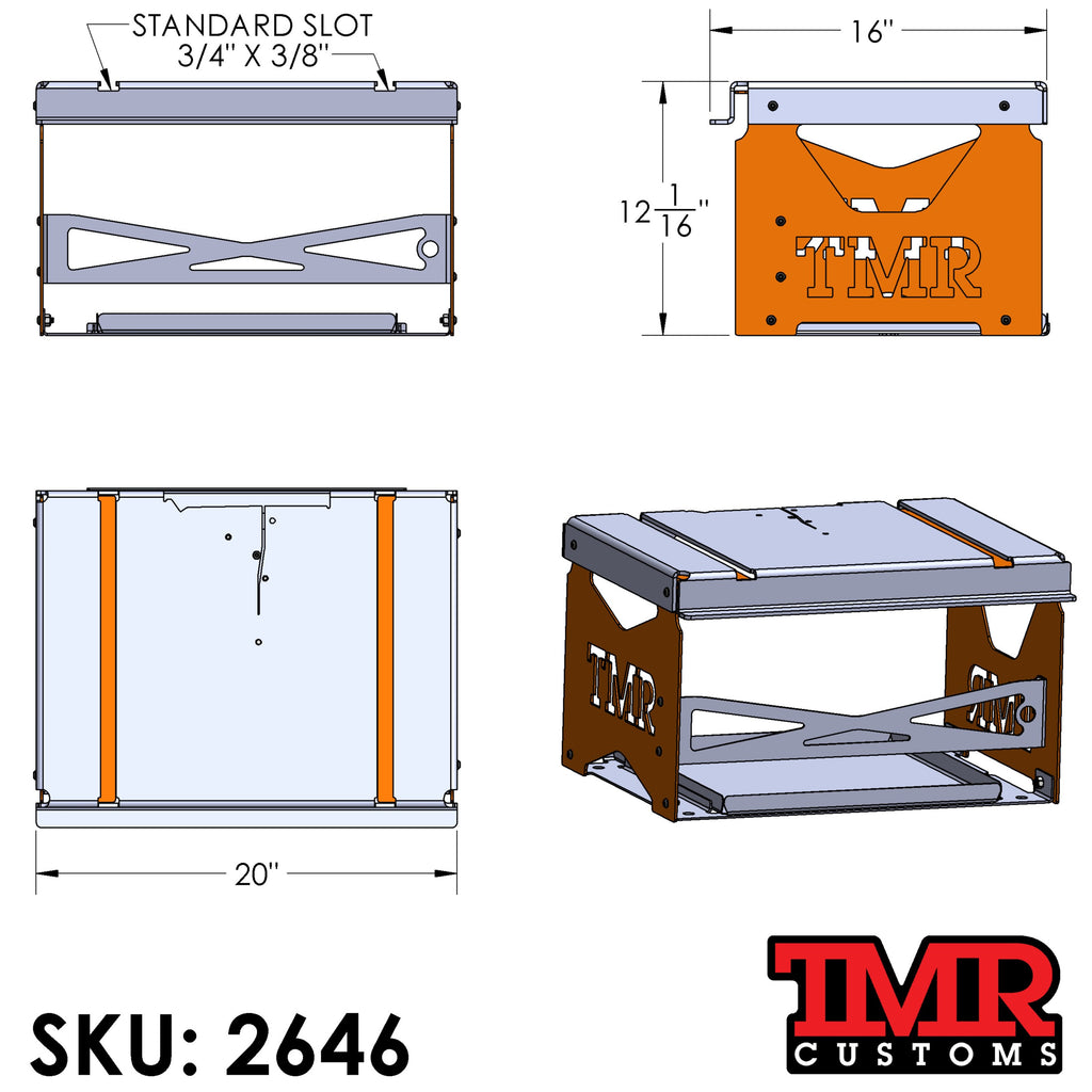 TMR Portaband Stand – Benchtop Table (FITS MILWAUKEE 2929-20)