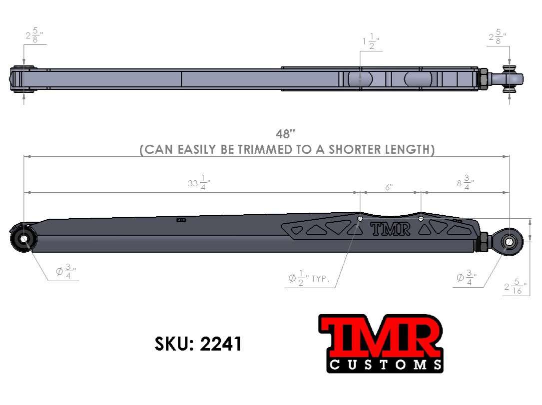 Competition Trailing Arms - DIY Kit