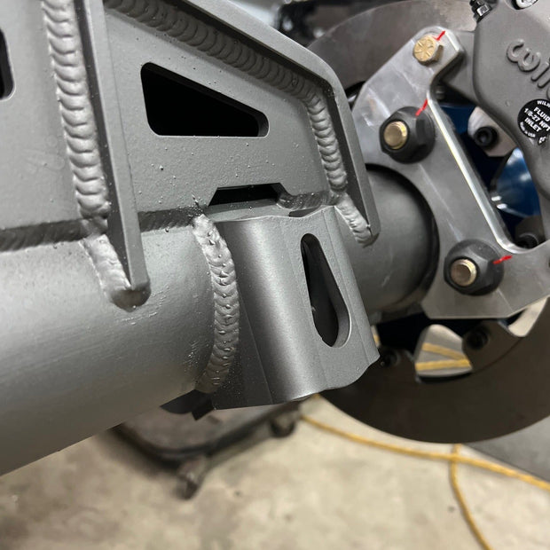 Ratchet strap tie-down - Axle Bracket