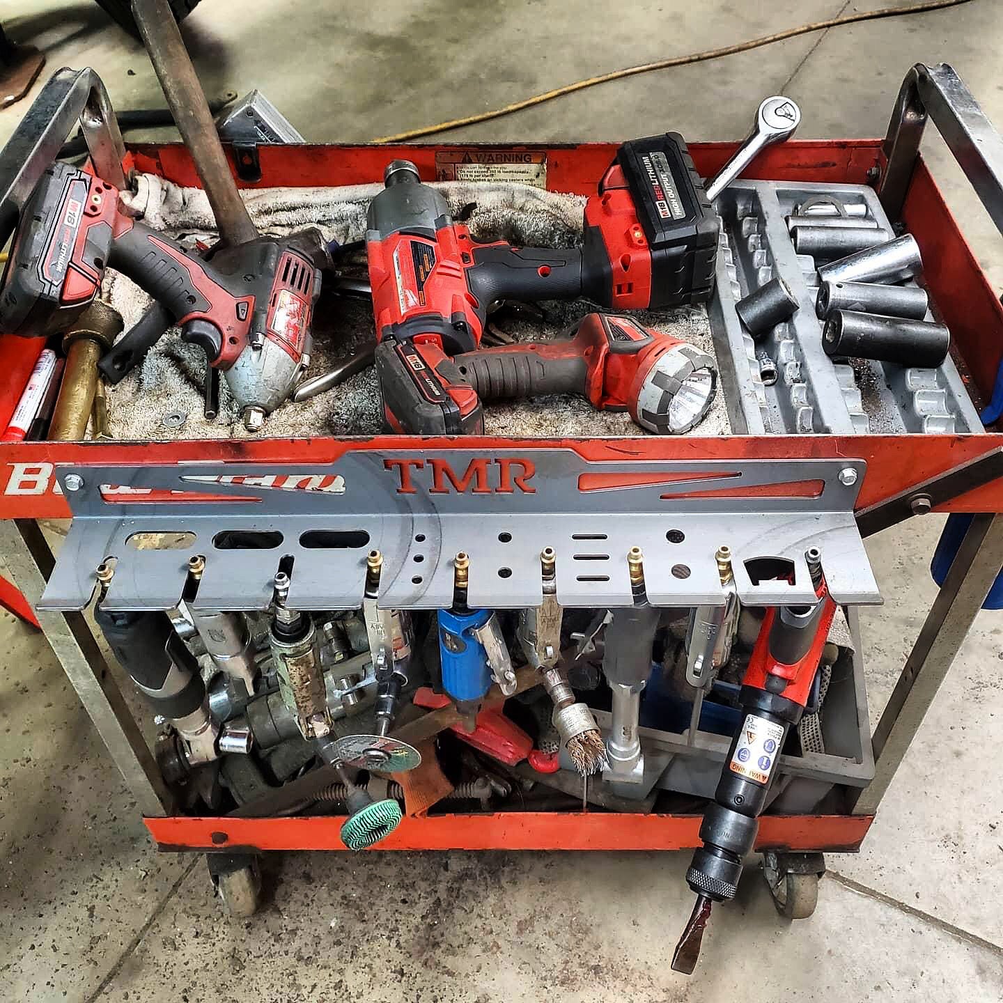 Air Tool Organizer Rack