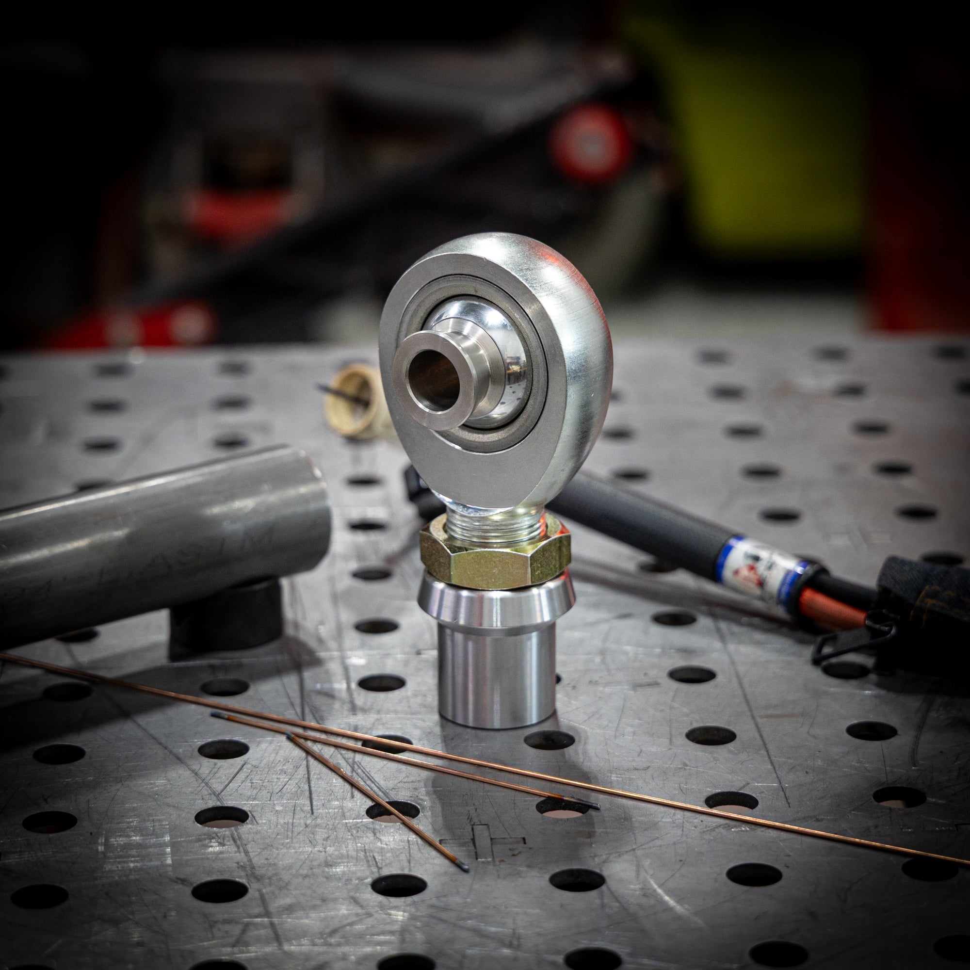 1-1/4” FK Rod End (Heim Joint) Package with Round Tube Adapter