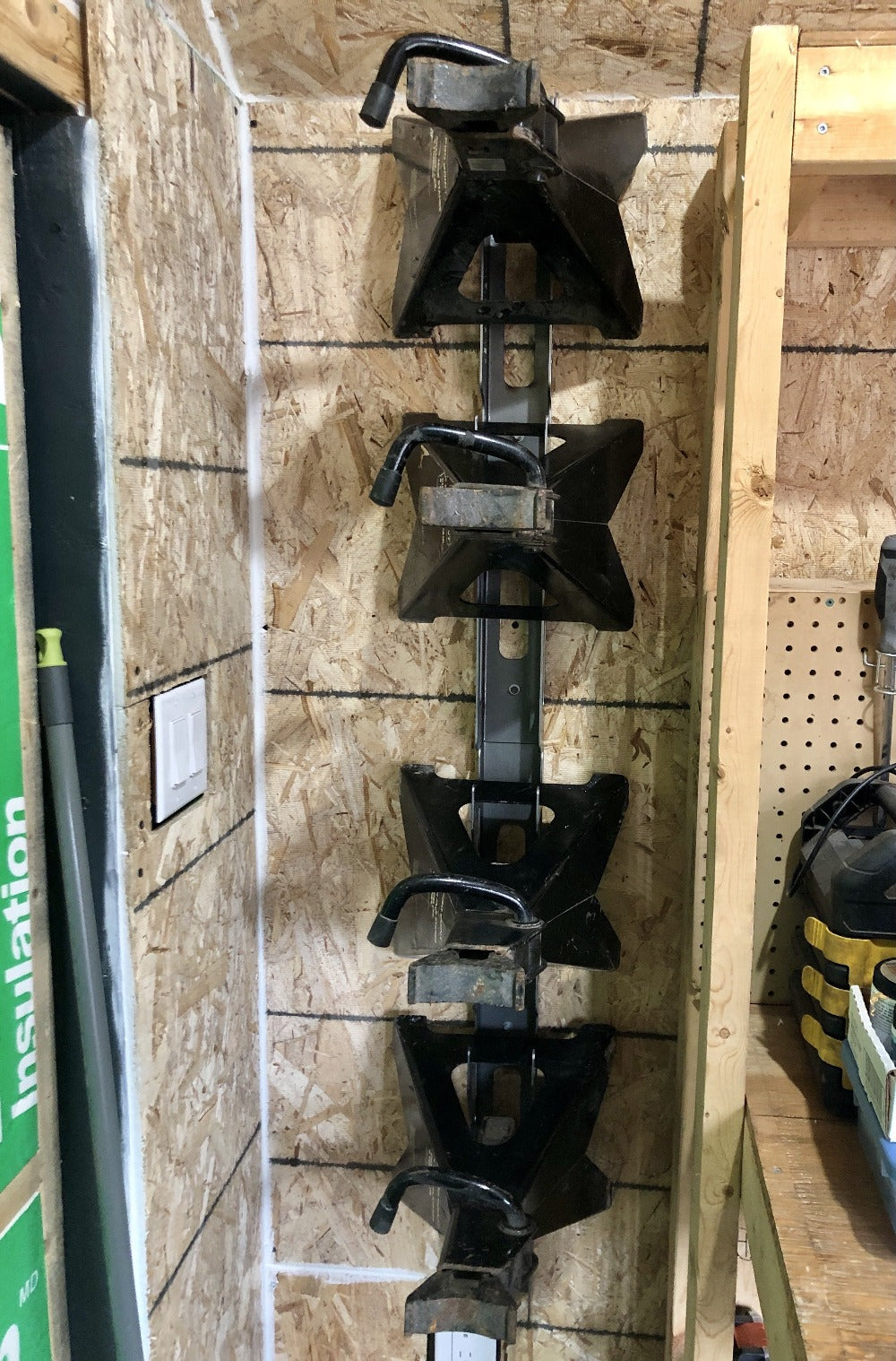 LARGE Jack Stand Storage Rack - PAIR