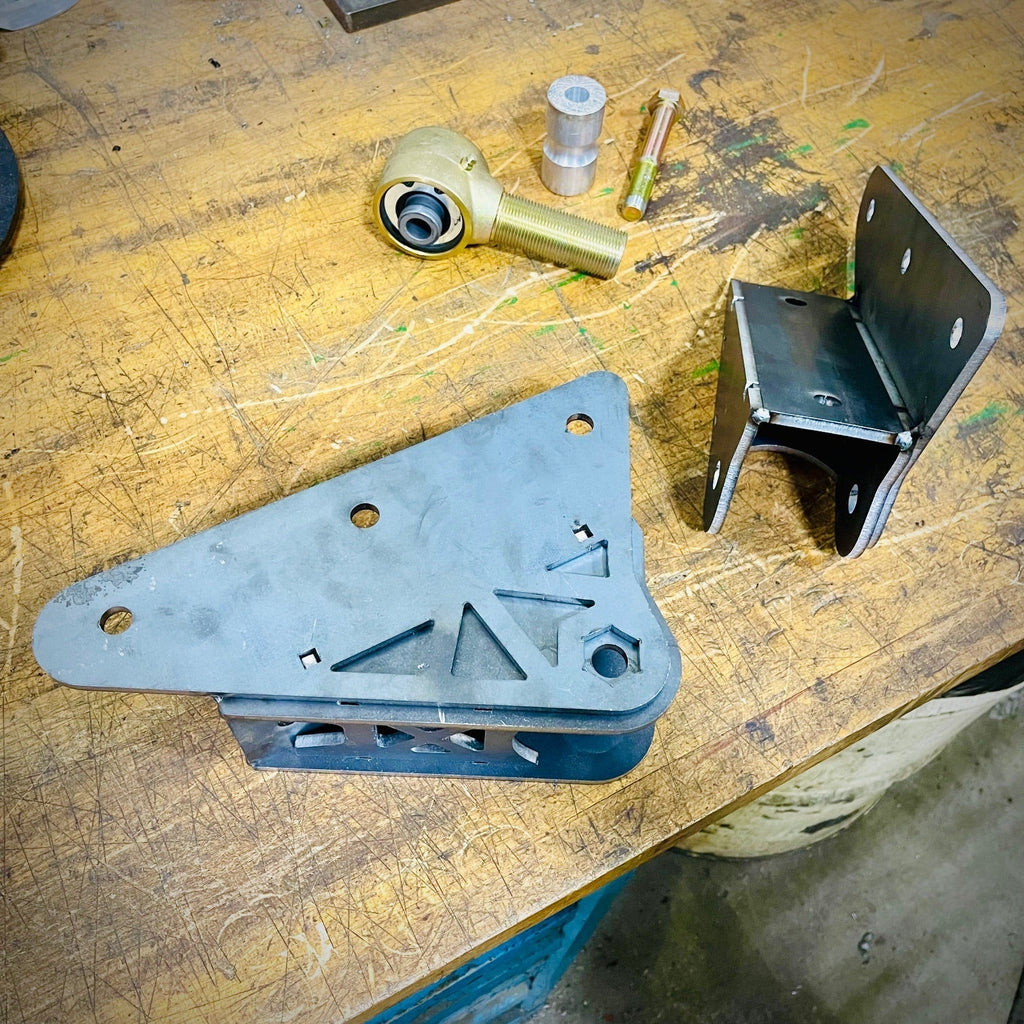 Universal DIY Traction Bar Brackets - Frame Mount