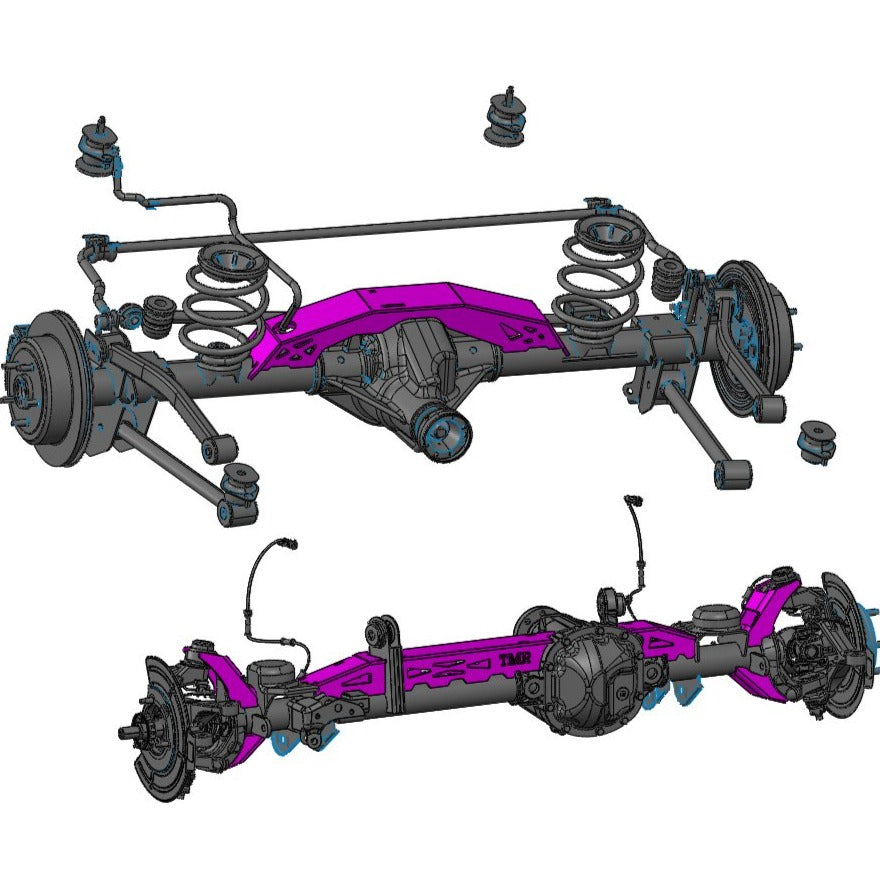 Jeep JK Axle Armor Kit - Dana 30 Front/Dana 44 Rear