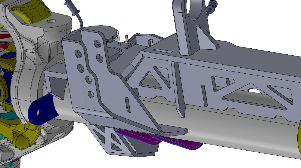 JK, JL, JT 1 TON Axle Swap Truss - Front Dana 60