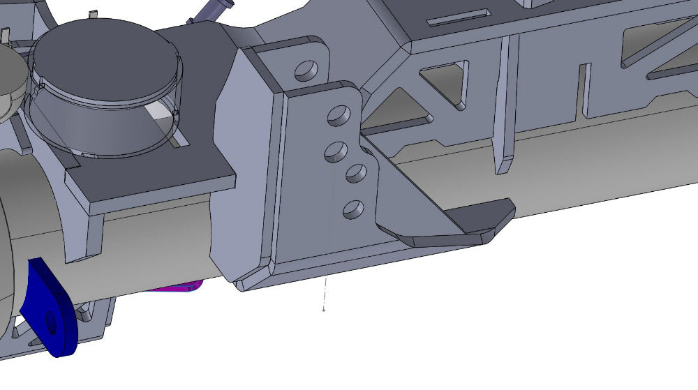 JK, JL, JT 1 TON Axle Swap Truss - Front Dana 60
