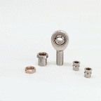 1-1/4” FK Rod End (Heim Joint) Package with Round Tube Adapter