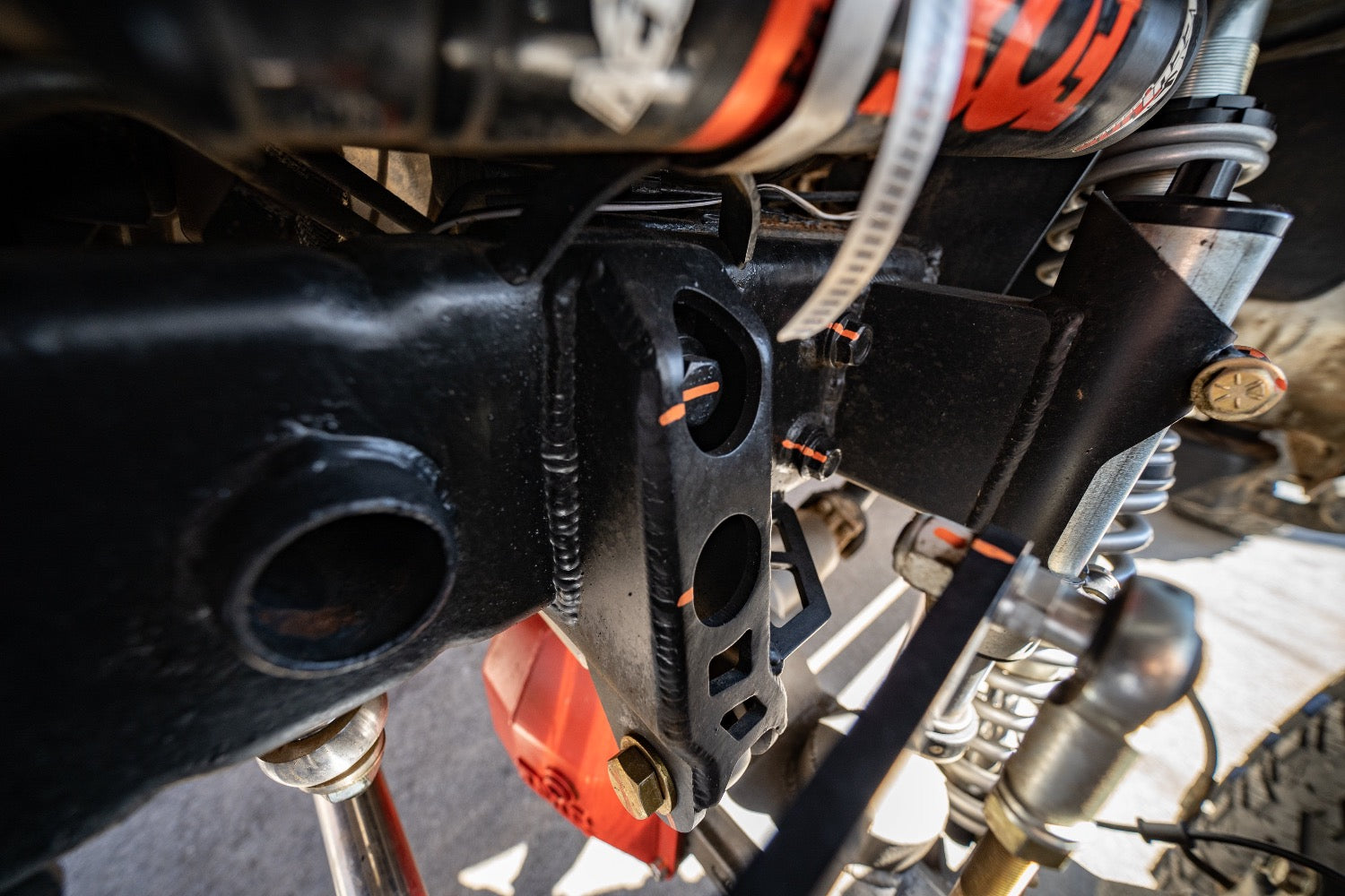 JK 1 TON Swap - Frame Track Bar Bracket - FRONT
