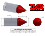 Weld In Steel Tube Caps - Spike End
