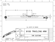 4130 Chromoly Competition Trailing Arms - DIY Kit