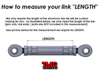 7075 Aluminum Links - 1.5" Diameter