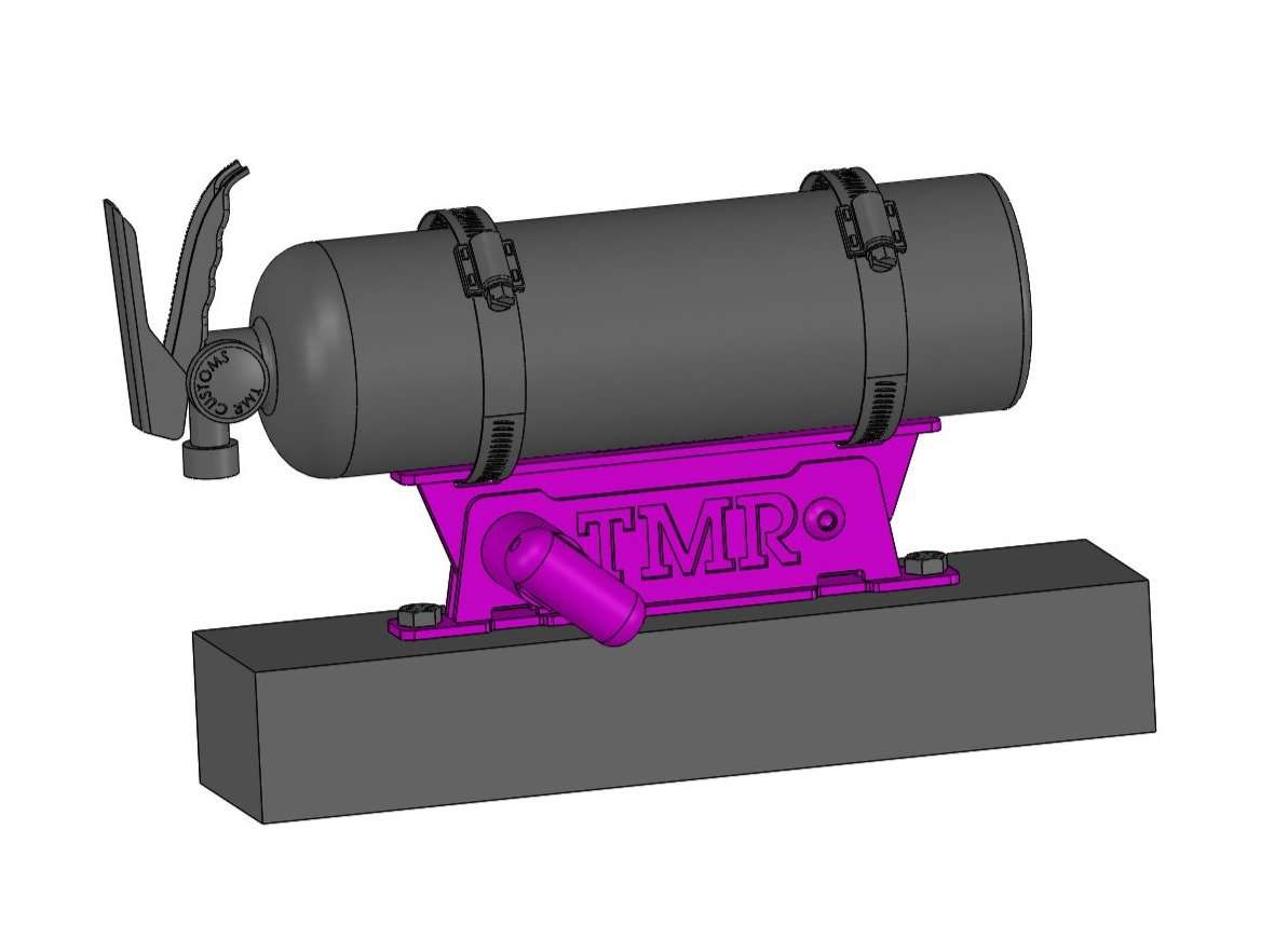 Rapid Release Fire Extinguisher Mount - DIY KIT