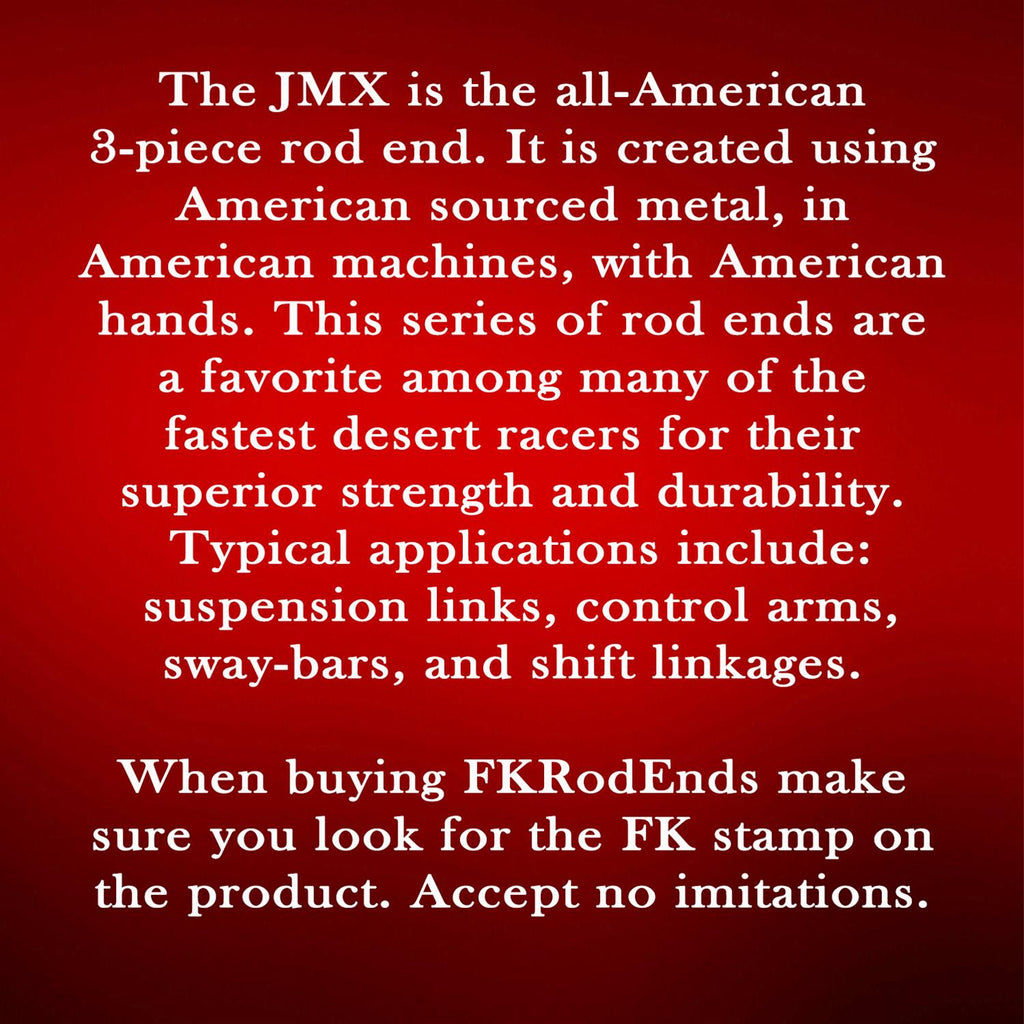 FK Rod End - 1/2"-20 Thread, 1/2" Hole