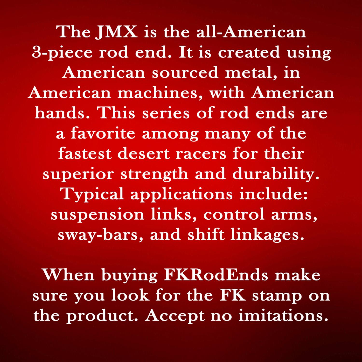 FK Rod End - 1/2"-20 Thread, 1/2" Hole