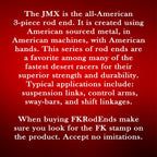 FK Rod End - 1-1/4"-12 Thread, 1" Hole